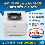Máy in HP Laserjet P2035 Đã Qua Sử Dụng