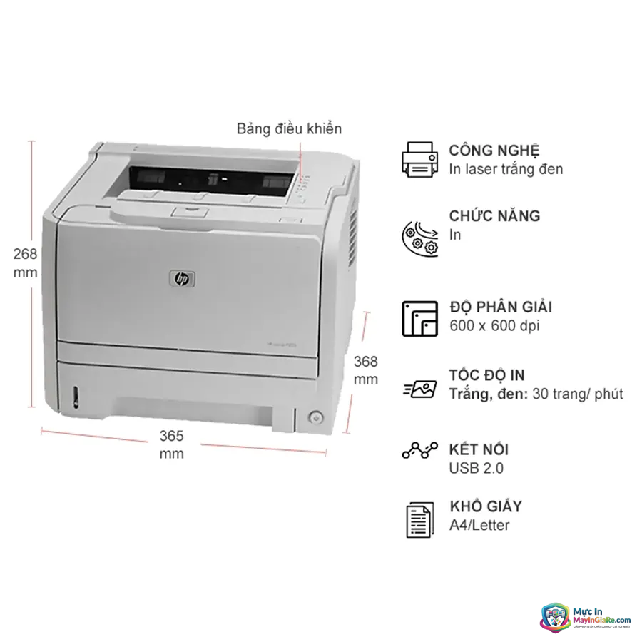 Máy in HP Laserjet P2035 Đã Qua Sử Dụng